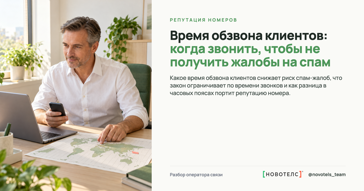 Время обзвона клиентов: когда звонить, чтобы не получить жалобы на спам